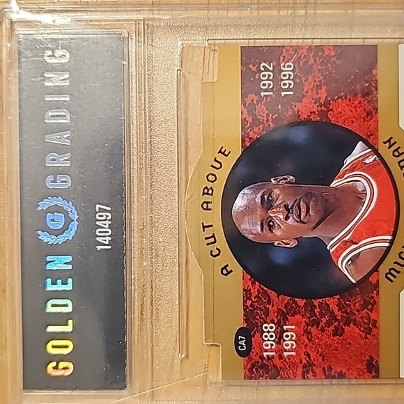 Michael Jordan A Cut Above Upper Deck Basketball Card 1996 Greatest GOAT 1996 - Picture 3 of 4